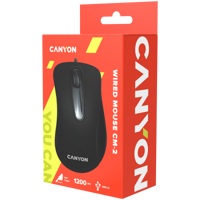 Мышь проводная CANYON CM-2 Black